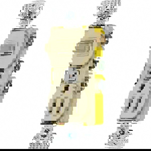 Combination Wall Switch & Receptacles; Combination Switch/Receptacle Type: Combination Outlet & Switch ; Color: Ivory ; Number of Outlets: 1 ; Number of Switches: 1 ; Number of Lights: 0 ; NEMA Configuration: 5-15R